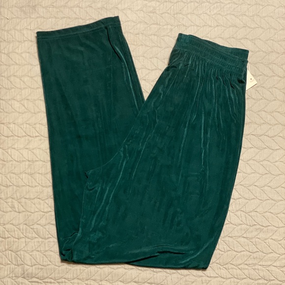 1010 Design Pants & Jumpsuits Hunter Green Stretch Pants Poshmark